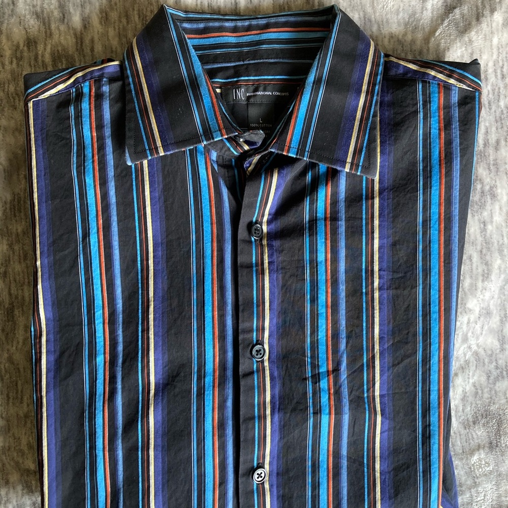 INC  Men’s Striped Shirt